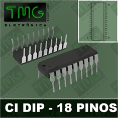 2114 - CI P2114 Static RAM, Dynamic RAM, Video (256 x 4) static MOS RAM, Plastic - DIP 18Pinos